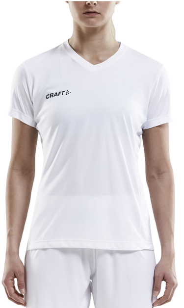 Tričko Craft Solid V-Neck Jersey T-Shirt Biela | 1905566-1900, 0