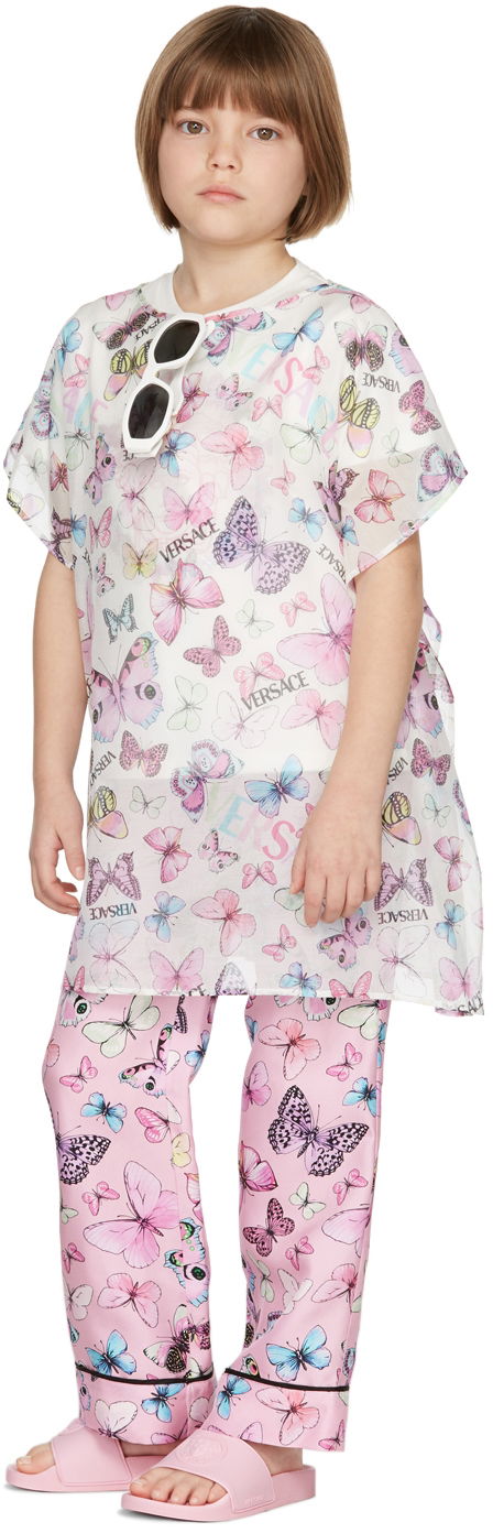 Súprava Versace Versace Butterfly Swimsuit Cover-Up Set Ružová | 10045431A02702, 0