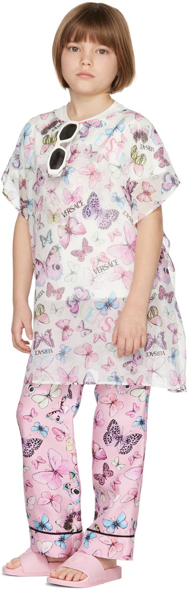 Súprava Versace Versace Butterfly Swimsuit Cover-Up Set Ružová | 10045431A02702, 0