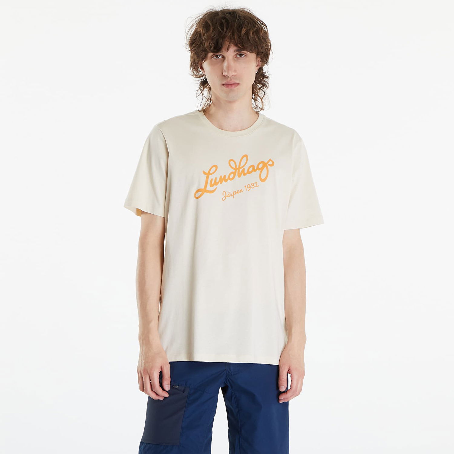 Tričko Lundhags Lundhags Jarpen Logo T-Shirt Béžová | 44317-24-00300, 0