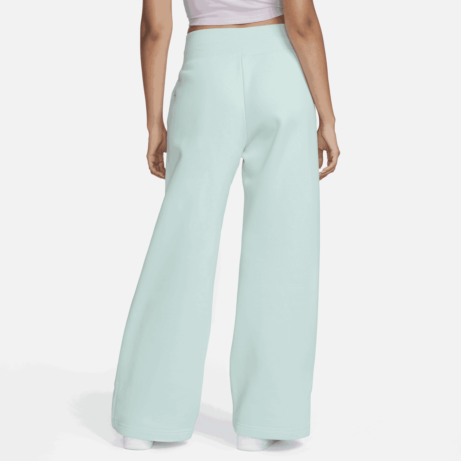 Tepláky Nike Sportswear Phoenix Fleece High-Waisted Wide Leg Tracksuit Bottoms Tyrkysová | DQ5615-346, 1