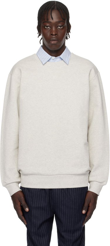 Mikina A.P.C. Label H Crewneck Sweatshirt Šedá | COHCM-H27964, 0