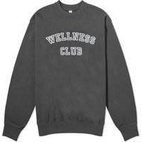 Sveter Sporty & Rich Wellness Club Flocked Crew Sweat Šedá | CRAW237FB, 1