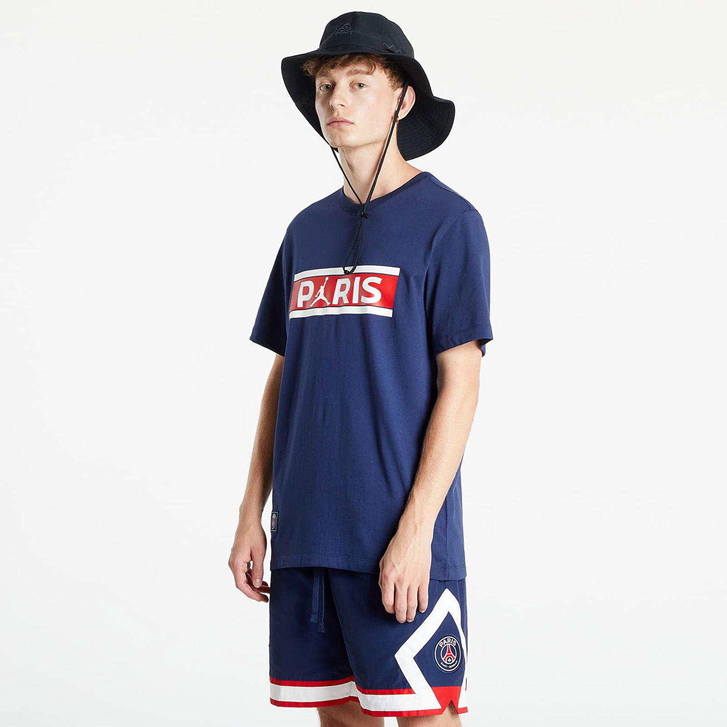 Tričko Jordan Paris Saint-Germain Wordmark Tee Navy | DB6510-410, 0