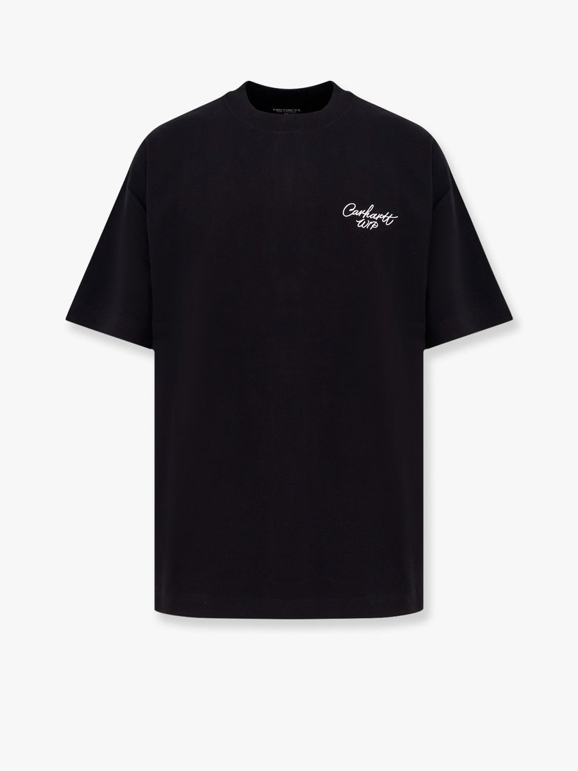 Tričko Carhartt WIP Carhartt WIP Script Embroidery T-Shirt Čierna | I0338280D2XX