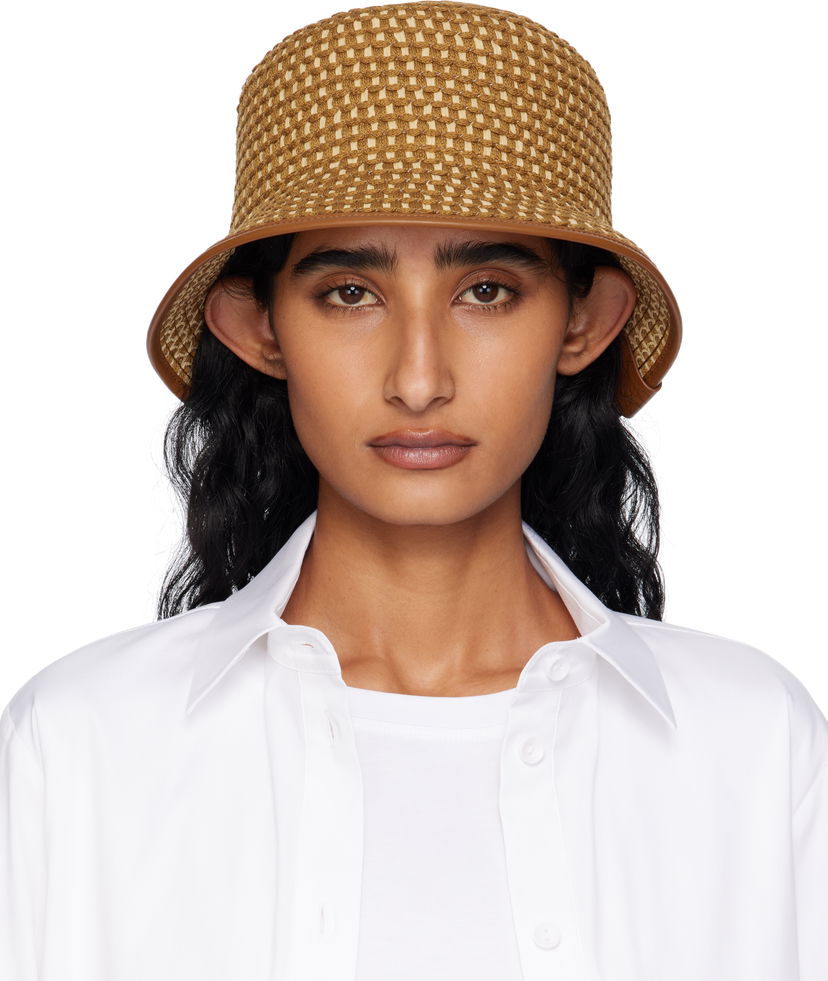 Klobúk Max Mara Max Mara Bacino Bucket Hat Hnedá | 2514571032600