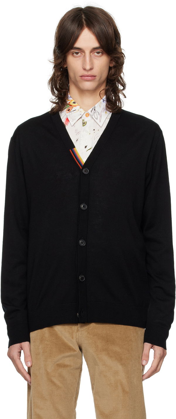 Sveter Paul Smith Paul Smith Striped Cardigan Čierna | M1R-122X-L02094-79, 0