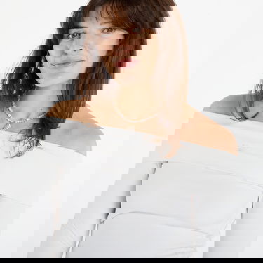 Tričká a tielka adidas Performance Off-Shoulder Long Sleeve Top Biela | KC8869, 1