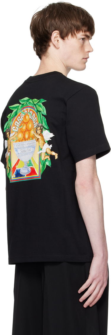 Tričko Casablanca Casablanca Triomphe D'Orange Graphic T-Shirt Čierna | MPF25-JTS-001-24-EX-FLANNELS, 2