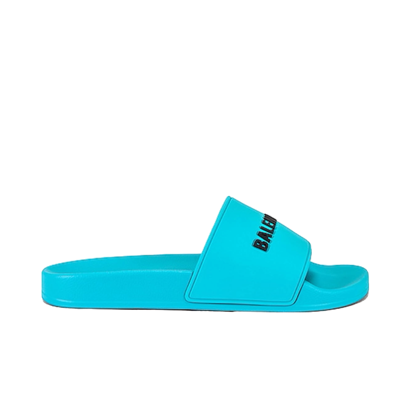 Tenisky a topánky Balenciaga Pool Slides Turquoise Tyrkysová | 565826W1S804660