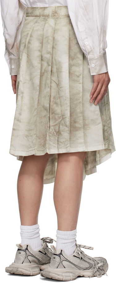 Sukňa Feng Chen Wang Feng Chen Wang Sandwashed Nylon Asymmetrical Skirt Béžová | FUS19SK02, 2
