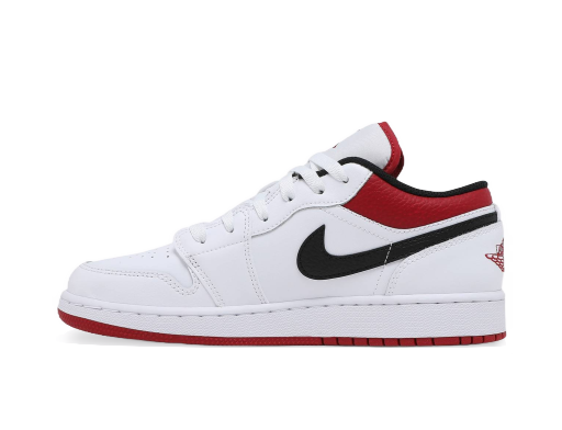 Tenisky a topánky Jordan Air Jordan 1 Low "White Gym Red" GS Biela | 553560-118