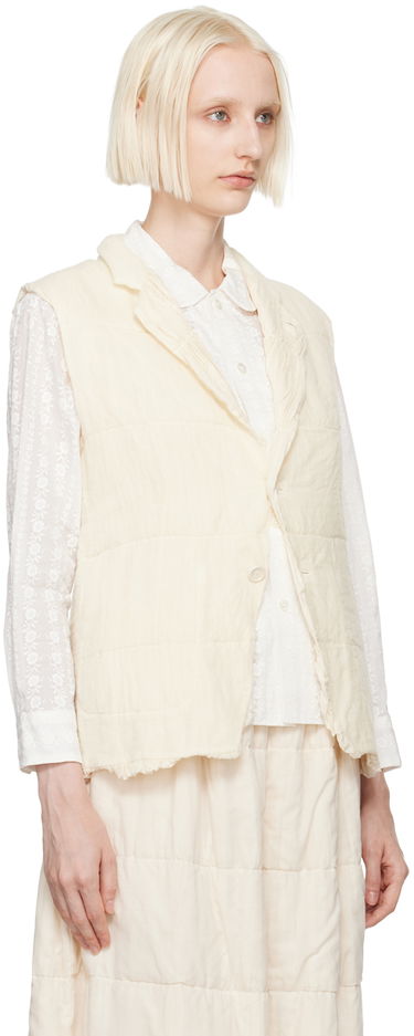 Vesta Comme des Garçons Comme Des Garçons Notched Lapel Vest Biela | TN-V001-051, 1