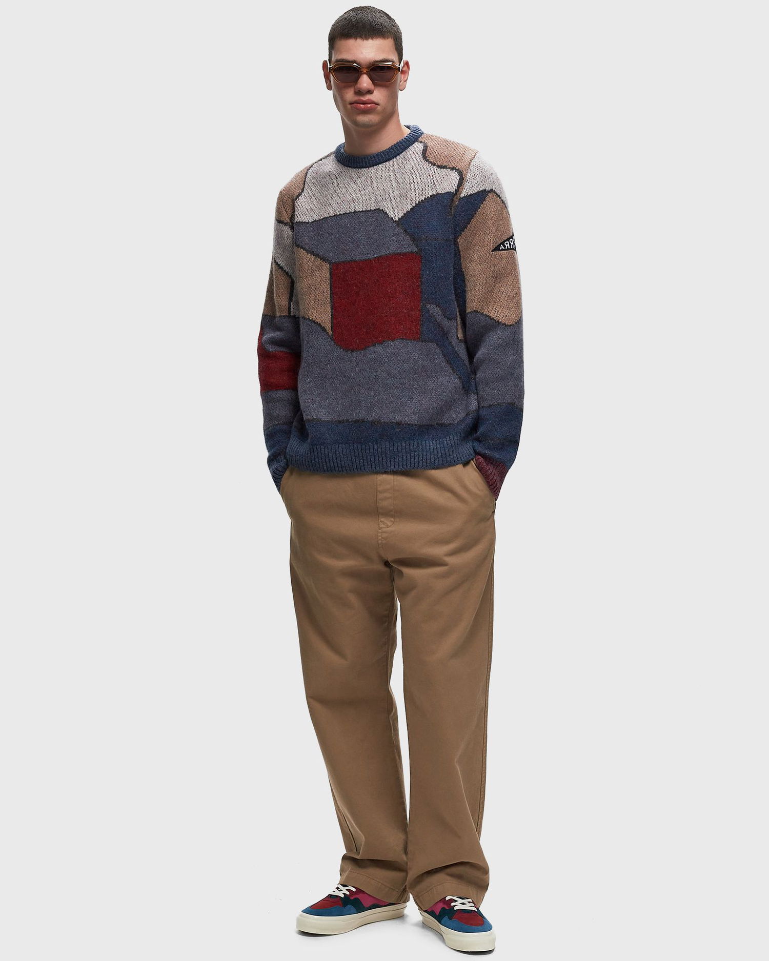 Sveter By Parra Your Street Knitted Pullover Blue Modrá | 52332, 1