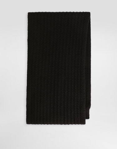 Šál Dolce & Gabbana Dolce & Gabbana Cable-Knit Scarf Čierna | GX13KZJDVCMN0000, 3