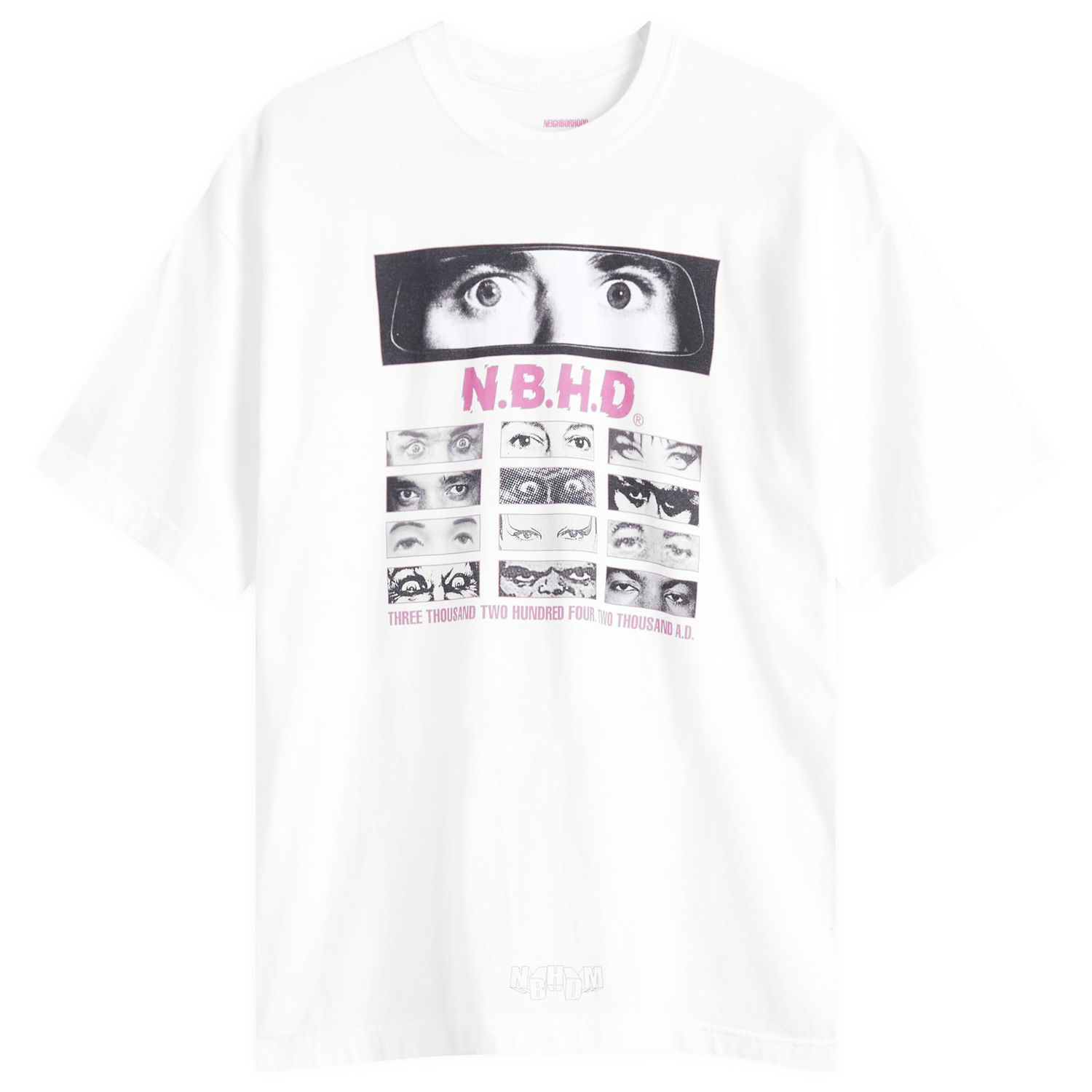Tričko Neighborhood Eyes Collage Graphic T-shirt Biela | 242PCNH-ST10-WHT, 0