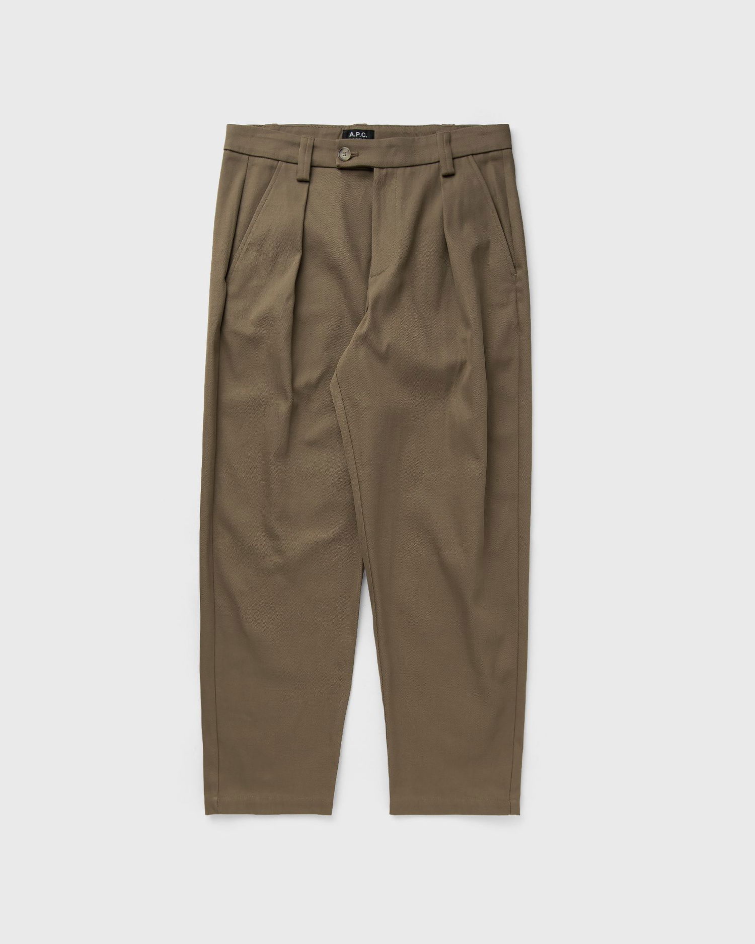 Nohavice A.P.C. A.P.C. Renato Pleated Cropped Trousers Hnedá | COFCO-H08428-BAG, 0