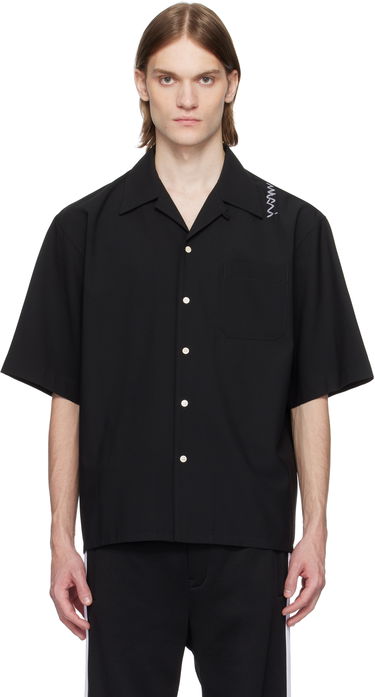 Košeľa Marni Marni Light Wool Bowling Shirt Čierna | CUMU0054S3 UTP771, 0