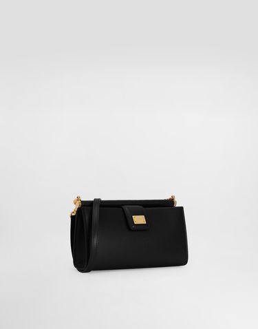 Kabelka Dolce & Gabbana Dolce & Gabbana Plongé Calfskin Phone Bag Čierna | BI3367A9S2580999, 1
