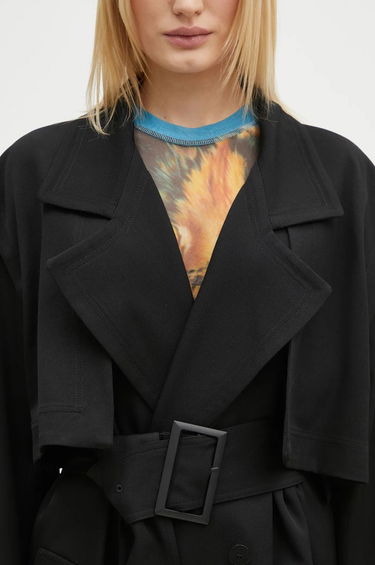 Trenčkot JW Anderson JW Anderson Oversize Trench Coat Čierna | CO0310.PG0011.999, 3