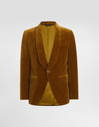 Velvet Single-breasted Jacket