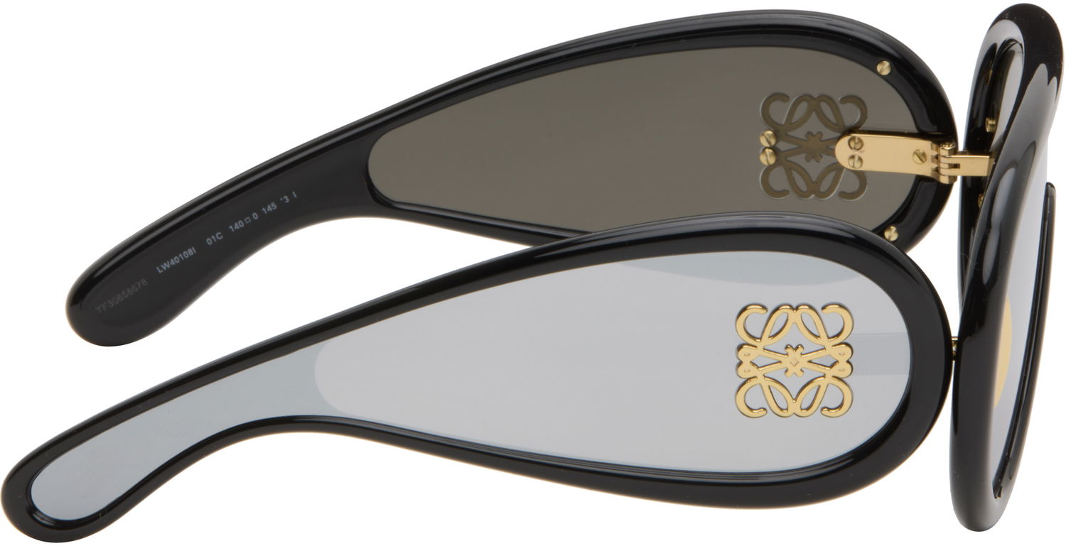 Slnečné okuliare Loewe Wave Mask Sunglasses Čierna | LW40108I 192337136399, 1