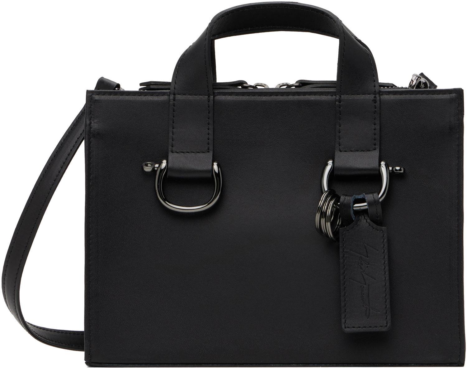 Tote bag Yohji Yamamoto YOHJI YAMAMOTO Mini Tote Bag Čierna | DA-I82-786, 0