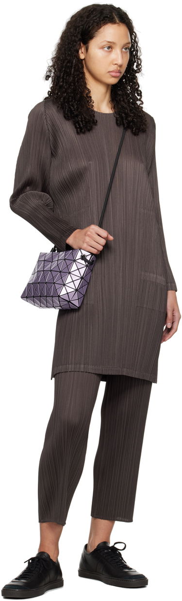 Taška cez rameno BAO BAO ISSEY MIYAKE Geometric Panel Loop Metallic Shoulder Bag Fialová | BB46AG571, 3