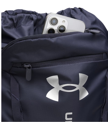 Športový vak Under Armour Hustle Drawstring Sackpack with Storm Technology Navy | 6000519-410, 2