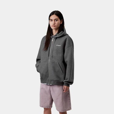 Mikina Carhartt WIP Hooded Alda Jacket Šedá | I036028_9, 2