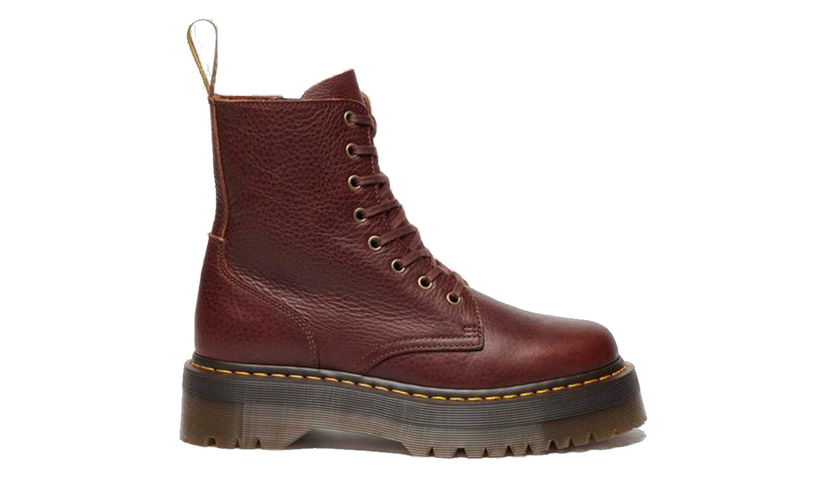 Tenisky a topánky Dr. Martens Jadon Leather Platform Boots Vínová | DM41324200