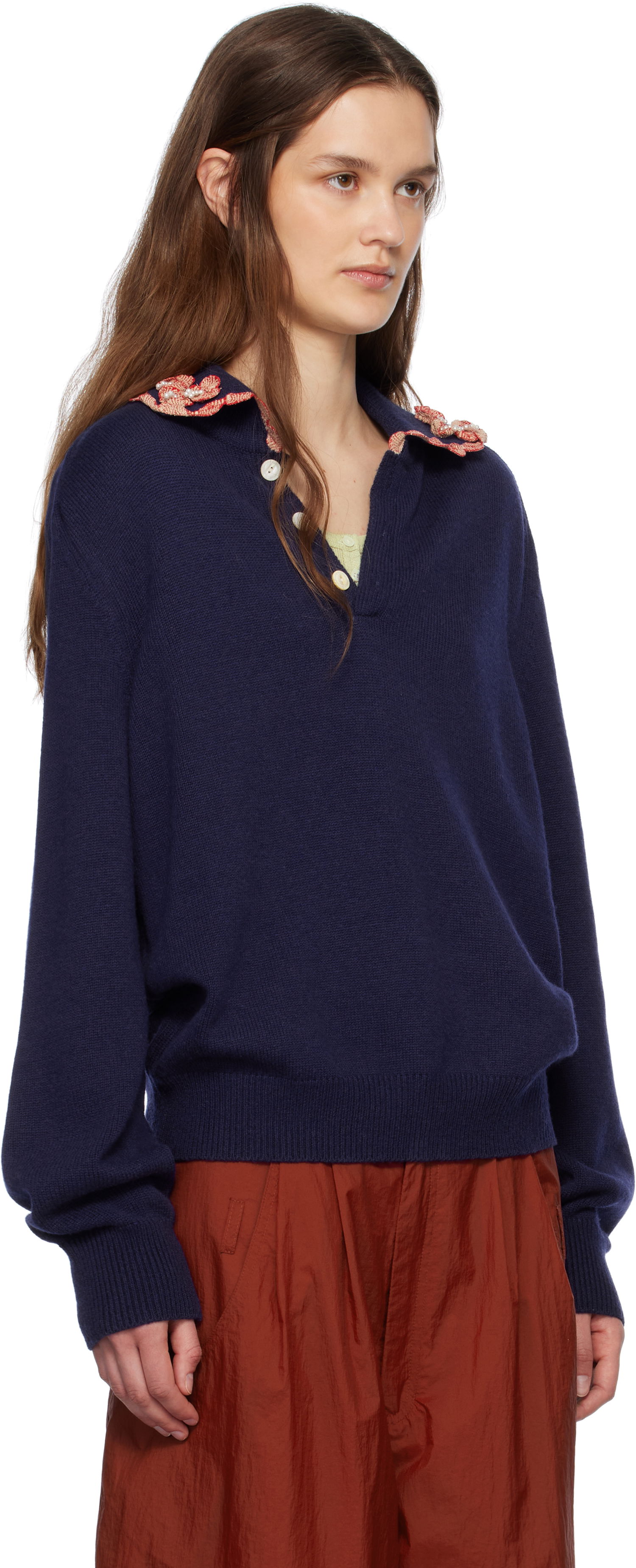 Sveter Bode Bode Rookie Polo Navy | MRS25KT016, 1
