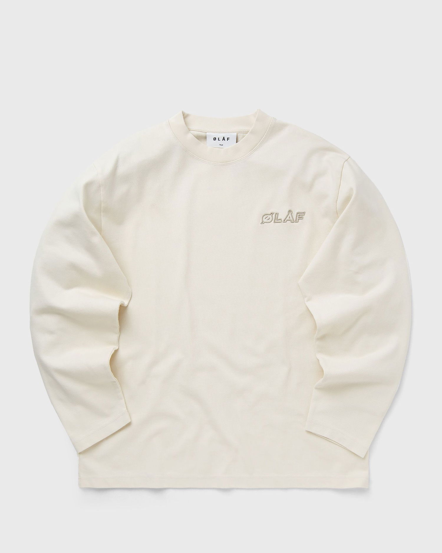 Tričko ØLÅF STUDIO TEE LS Biela | M180105-WHITE, 0
