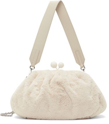 Kabelka Max Mara Max Mara Gianna Fur Shoulder Bag Béžová | 2425516075600 MM84575, 0