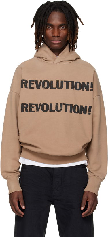 Mikina Fear of God Heavyweight Long Sleeve 'Revolution' Hoodie Béžová | FG25FW12-12112BHF-288, 0