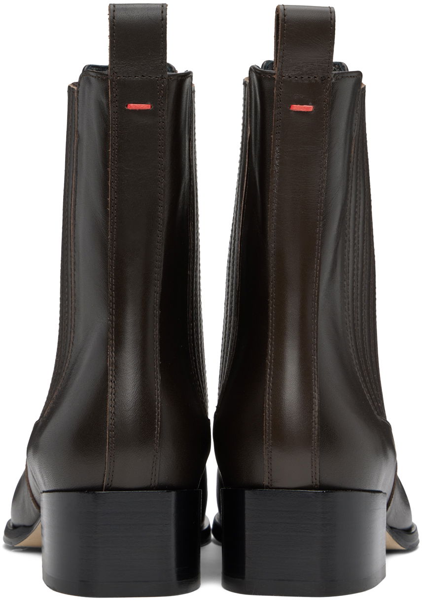 Oblečenie Aeyde Aeyde Neil Ankle Boots Hnedá | A11-AB-NOOS40BL-222-953-001, 1