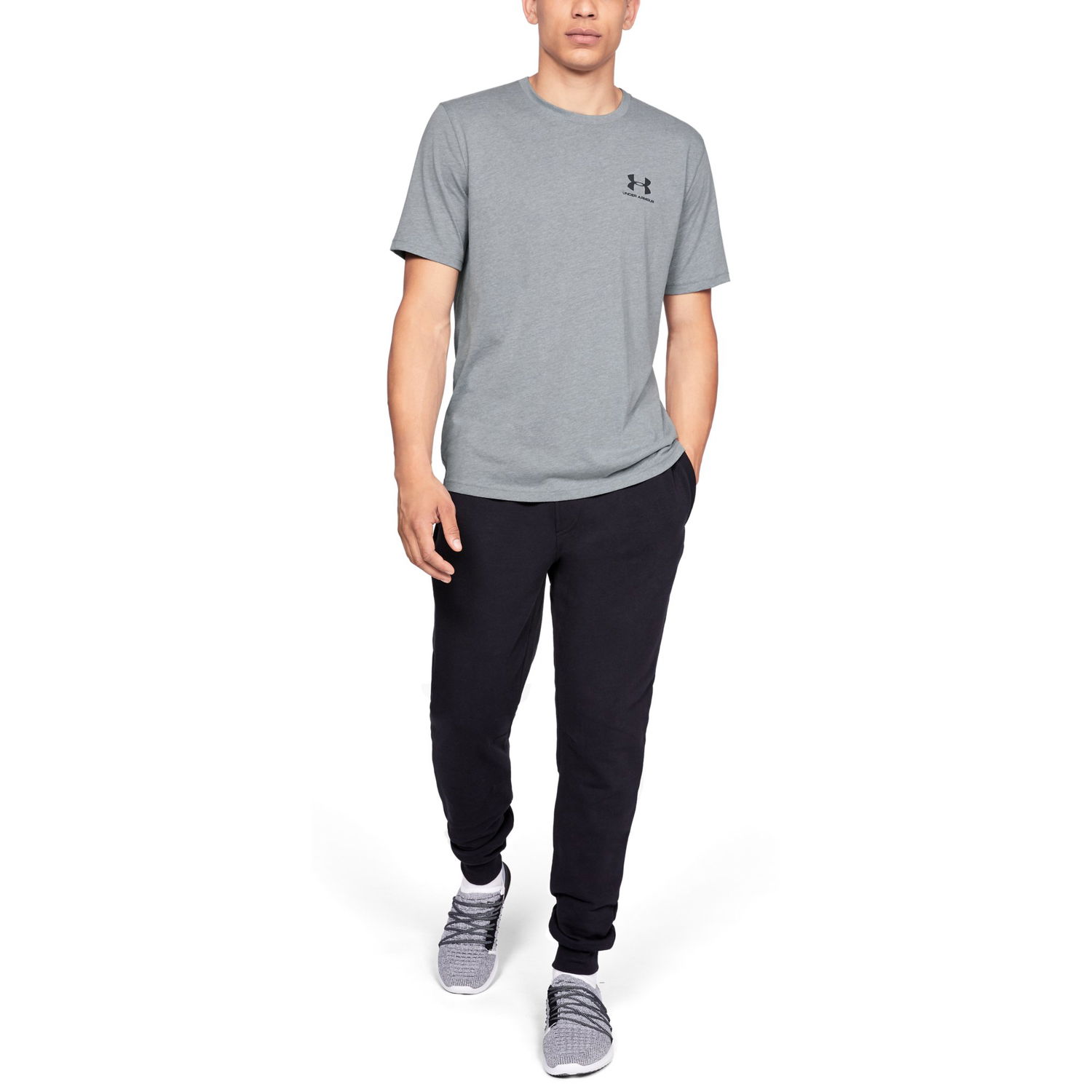 Tričko Under Armour Sportstyle Šedá | 1326799-036, 1
