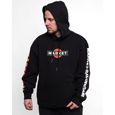 Mikina MARKET Group 5 Hoodie Čierna | 397000413-0001, 1