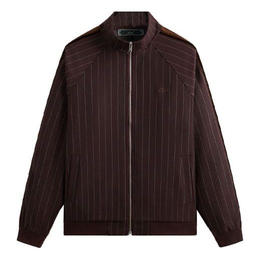 Bomber bunda KITH Clifton Track Jacket Hnedá | KHM031512-507, 0
