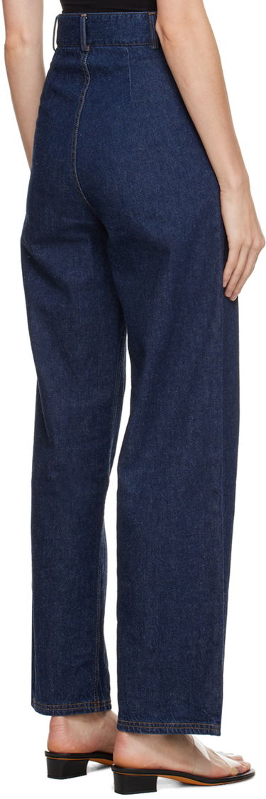 Džínsy Baserange High-Waisted Wide Leg Jeans Navy | TRNA-CO-SP24, 2