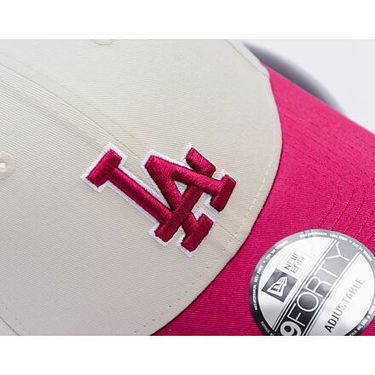 Šiltovka New Era New Era MLB World Series Patch 9FORTY LA Dodgers Adjustable Cap Béžová | 60595243, 5