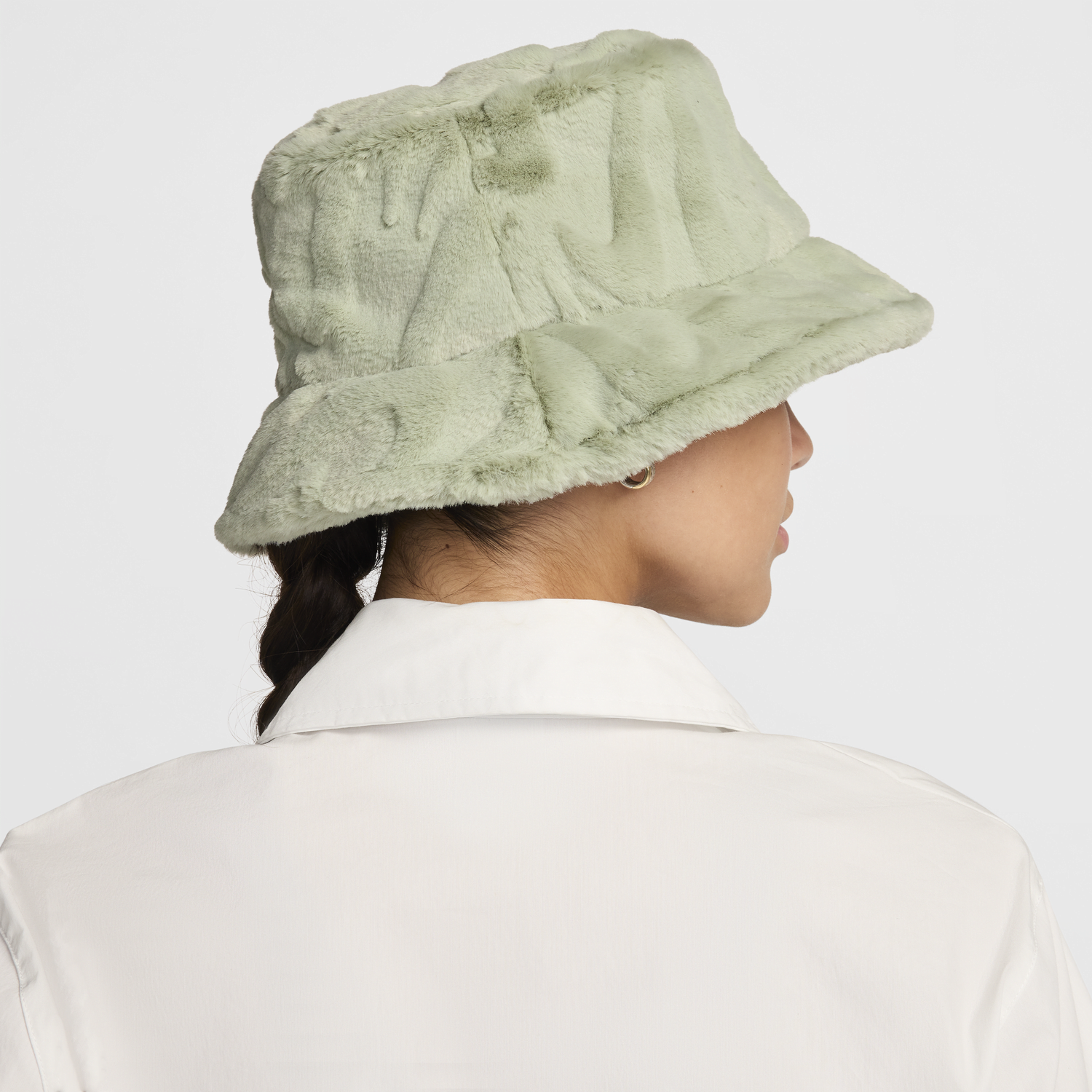 Klobúk Nike Apex Faux Fur Bucket Hat Zelené | HF7194-370, 1