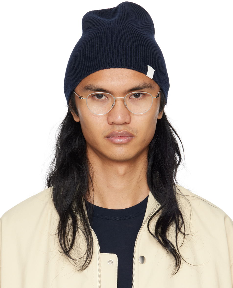 Kulicha Jil Sander Knit Beanie Navy | J47ZZ0115_J14704, 0