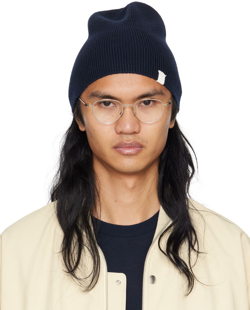 Kulicha Jil Sander Knit Beanie Navy | J47ZZ0115_J14704