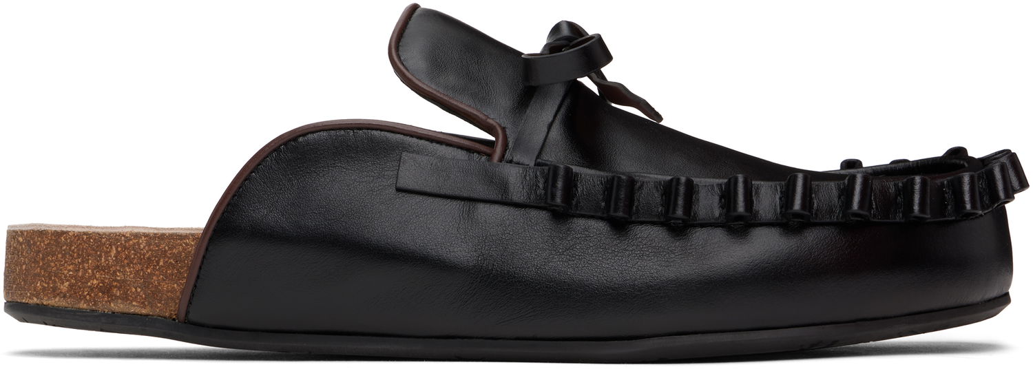 Doplnky JW Anderson JW Anderson Ruffle Slip-on Loafers Čierna | LF0069-LA0323, 0