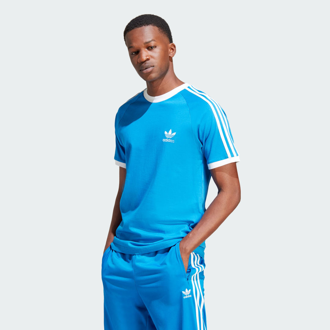 Tričko adidas Originals Adicolor Classics 3-Stripes Tee Modrá | IN7745, 1