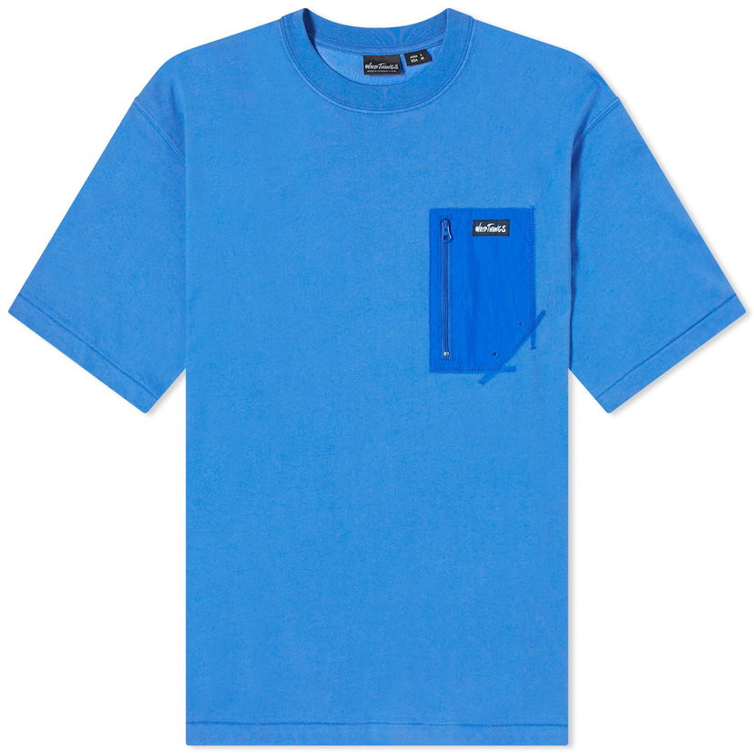 Tričko Wild things Camp Pocket T-Shirt Modrá | WT241-24-BLU