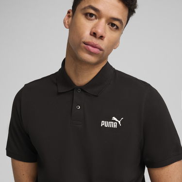Polo tričko Puma Essentials Logo Pique Polo Čierna | 682552_01, 4