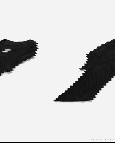 Crop Top Jean Paul Gaultier Jean Paul Gaultier 'The Patch' Ribbed Crop T-Shirt Čierna | 25/33-F-TS105P-J054-00, 4