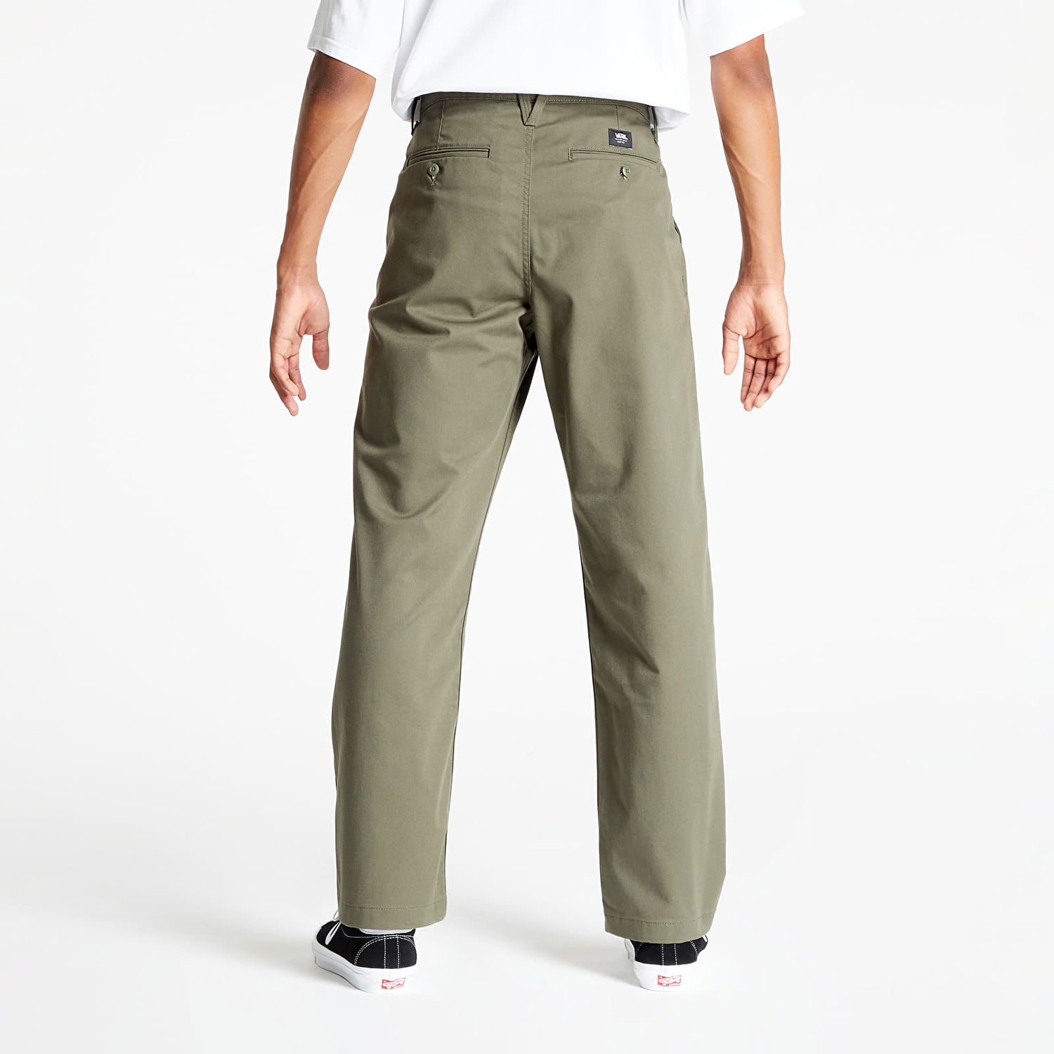 Nohavice Vans Authentic Chino Loose Pant Zelené | VN0A5FJBKCZ1, 0